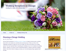 Tablet Screenshot of chicago.wedding-receptions.net
